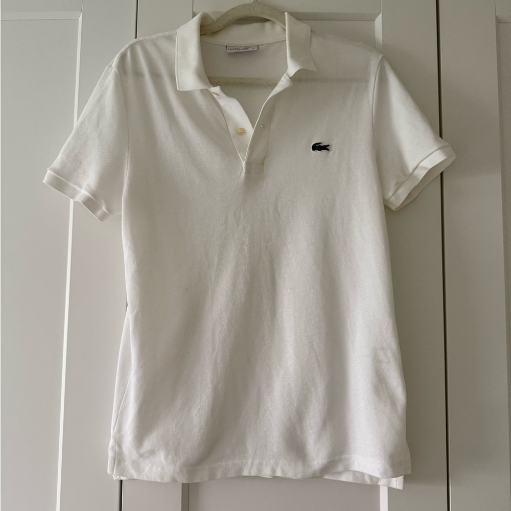 Lacoste for J. Crew Men’s Polo Shirt in White - Picture 3 of 9